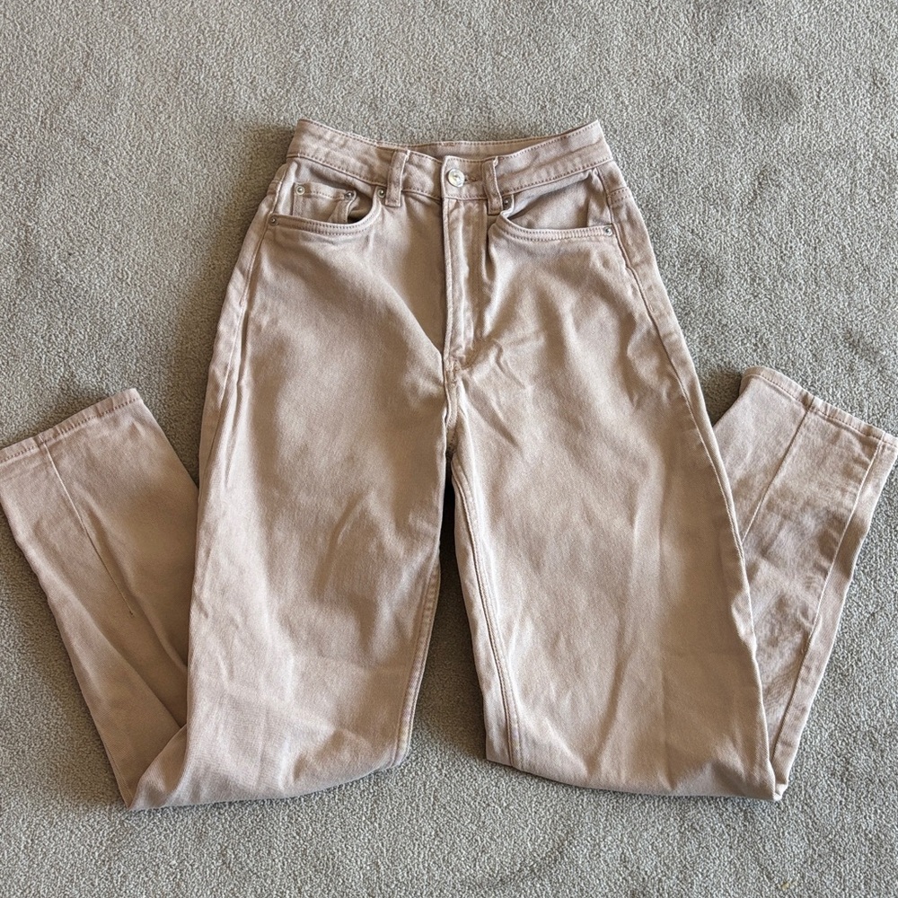 Divided H&M Beige Jeans Size 0